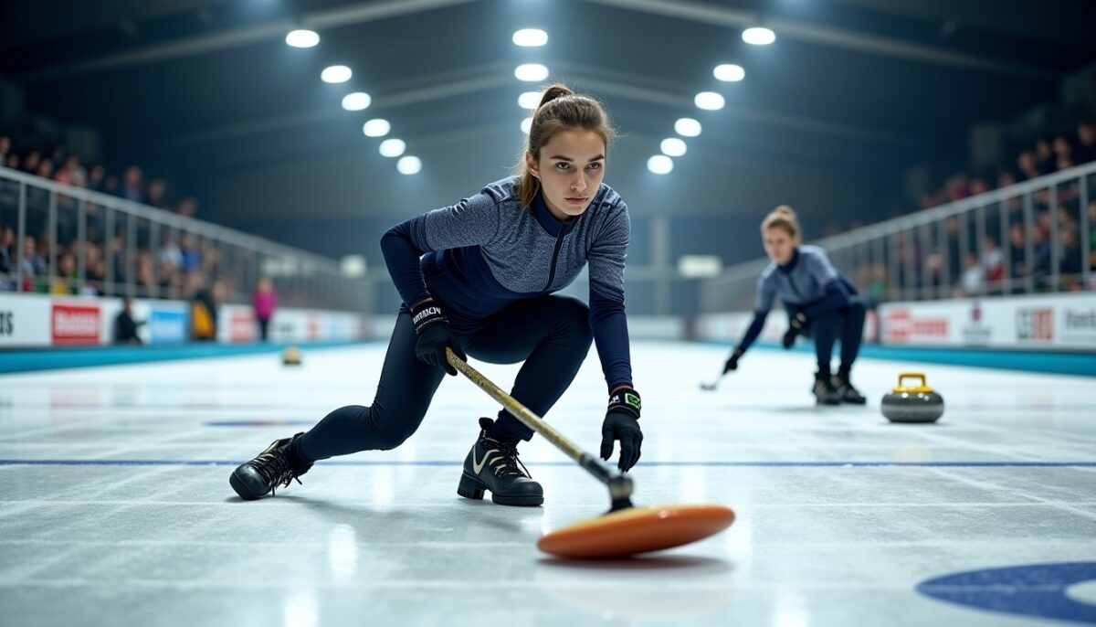 Au curling, comment une maîtrise millimétrée du balai change le cours du jeu